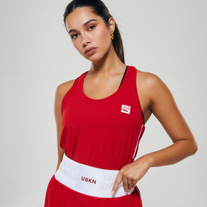 LEGACY Boxing Racer Tank in Competition Red