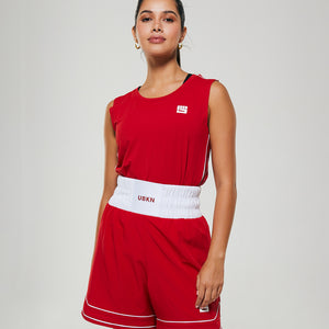 LEGACY Women's Boxing Tank in Competition Red
