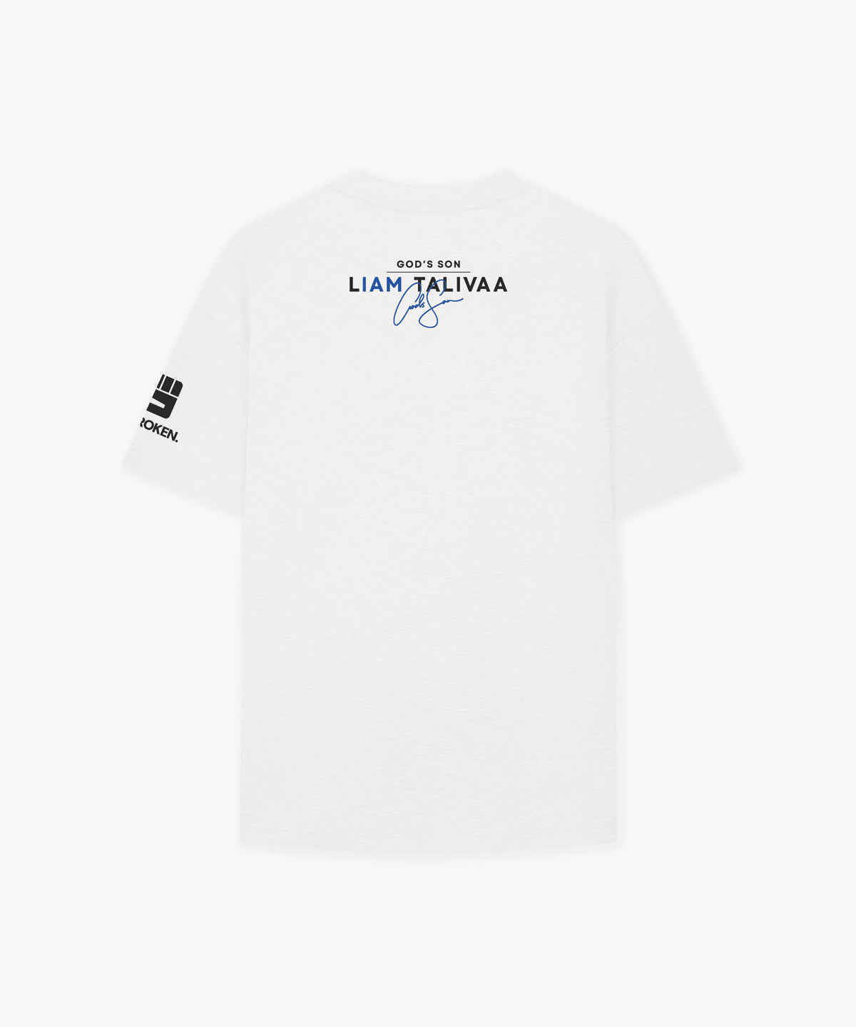 LIAM TALIVAA x UNBROKEN Classic Tee in White