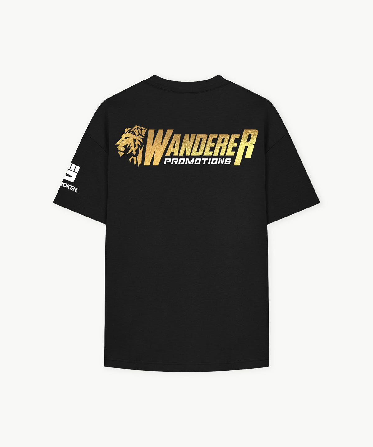 WANDERER PROMOTIONS x UNBROKEN Classic Tee in Black