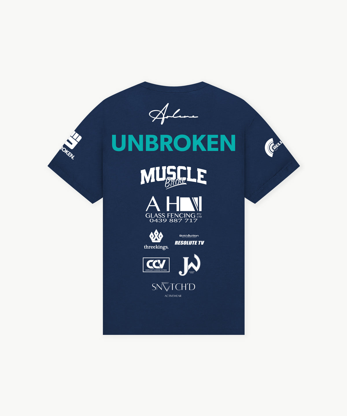 ARLENE BLENCOWE x UNBROKEN Performance Tee in Navy