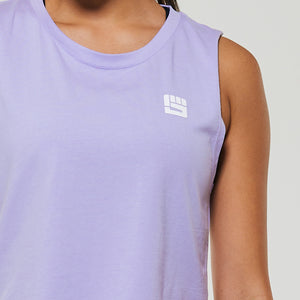 FLOW Crop Tank in Lavender