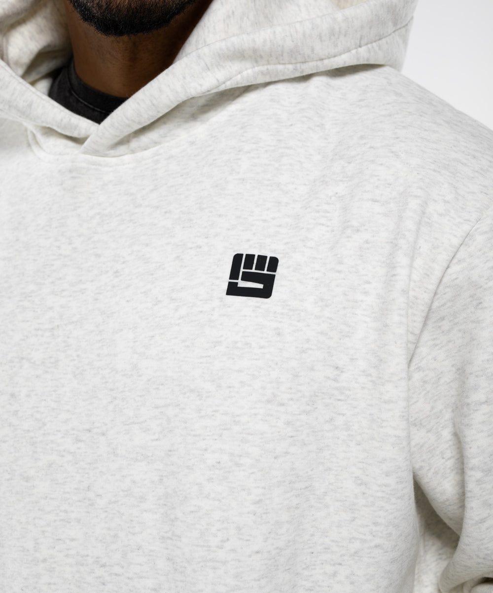 FORCE Pullover Hoodie in Heather White