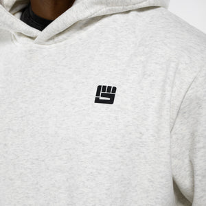 FORCE Pullover Hoodie in Heather White