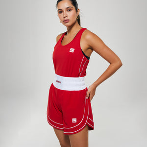 LEGACY 6 in. Mid Boxing Short in Competition Red