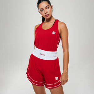 LEGACY 6 in. Mid Boxing Short in Competition Red