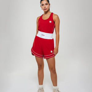 LEGACY 6 in. Mid Boxing Short in Competition Red