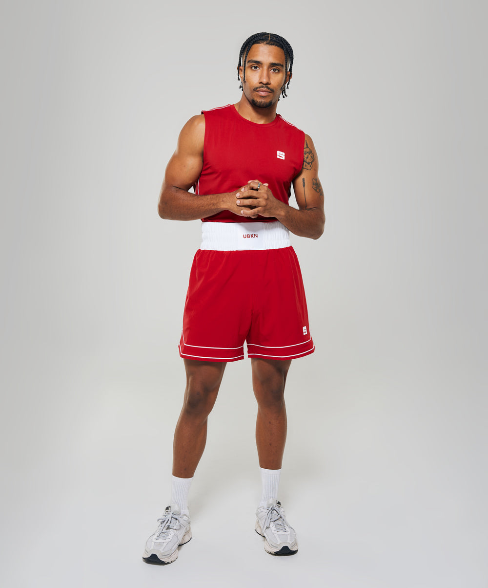 LEGACY 7 in. Boxing Short in Competition Red