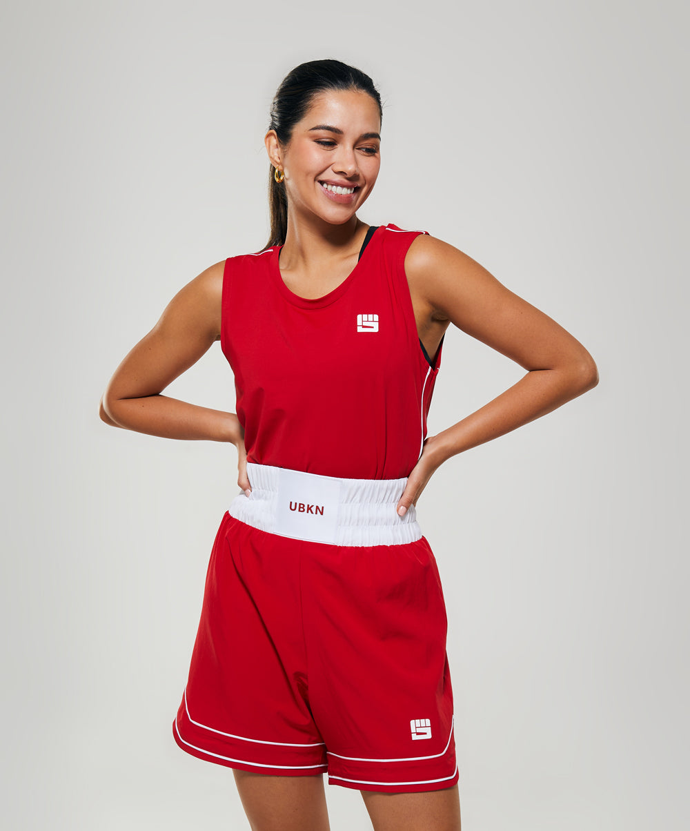 LEGACY 7 in. Boxing Short in Competition Red