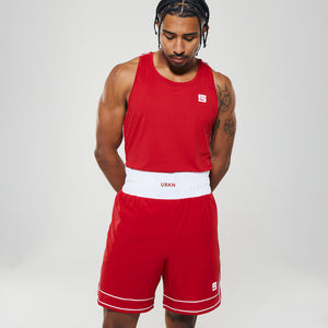 LEGACY 8 in. Boxing Short in Competition Red