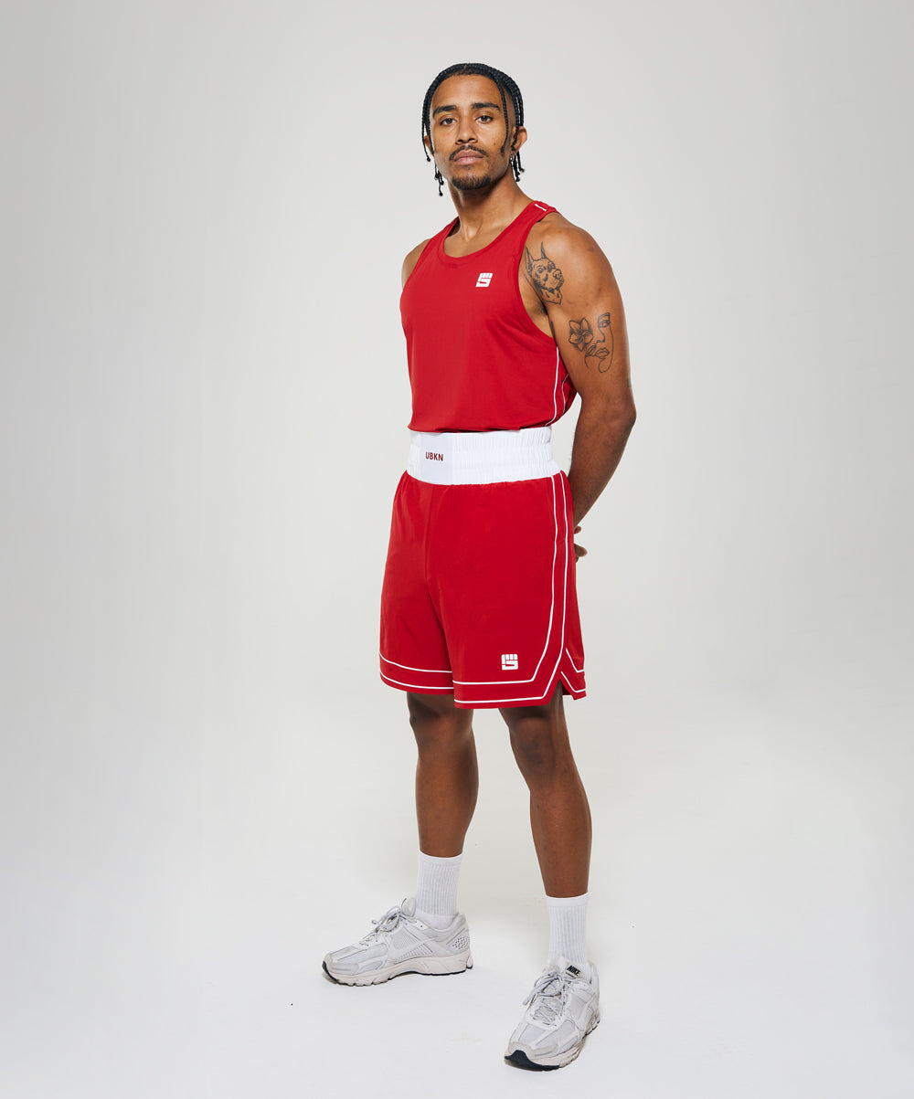 LEGACY 8 in. Boxing Short in Competition Red