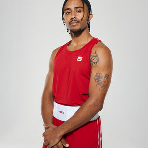 LEGACY Boxing Singlet in Competition Red