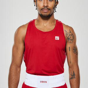 LEGACY Boxing Singlet in Competition Red