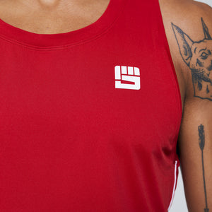 LEGACY Boxing Singlet in Competition Red