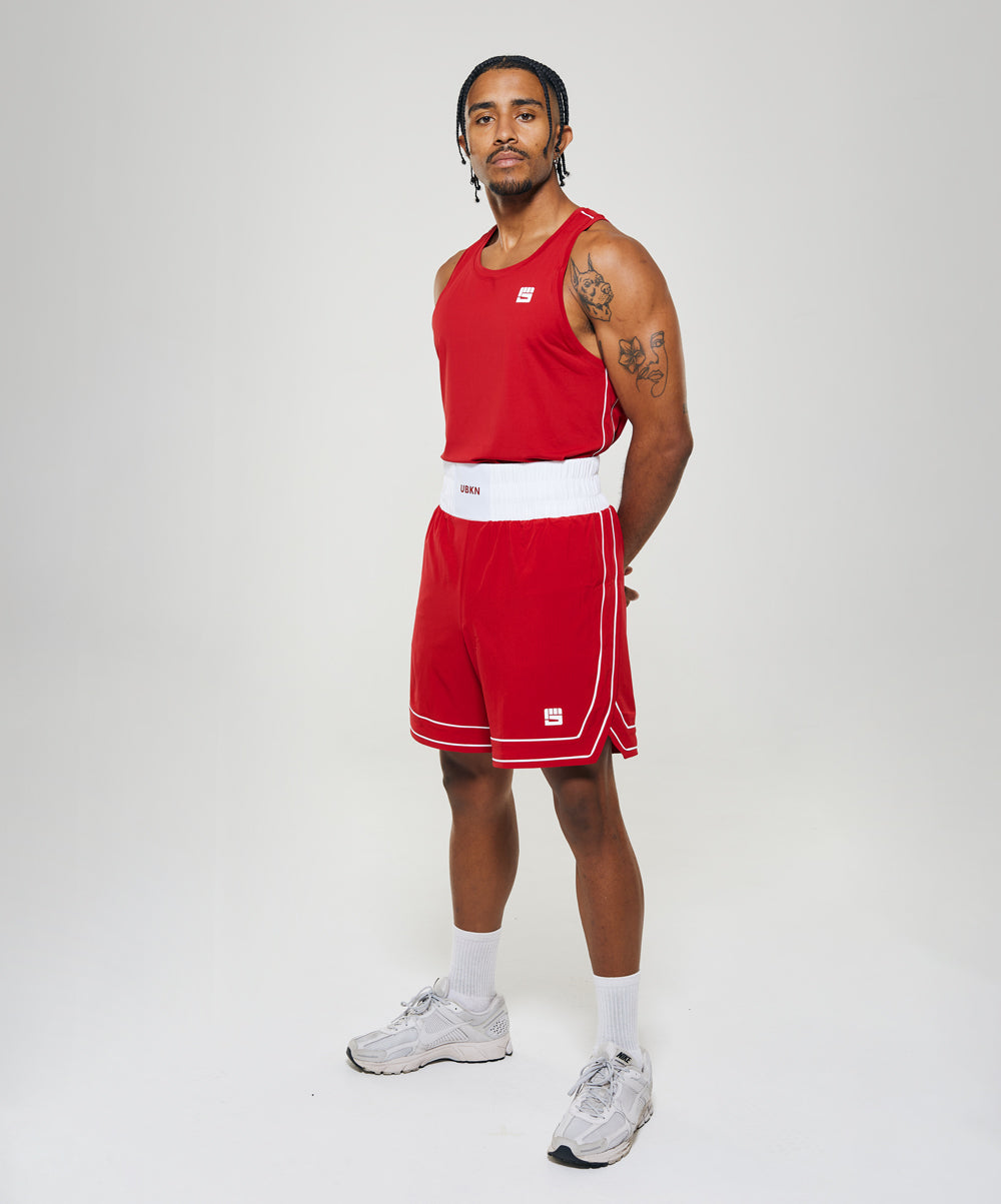 LEGACY Boxing Singlet in Competition Red