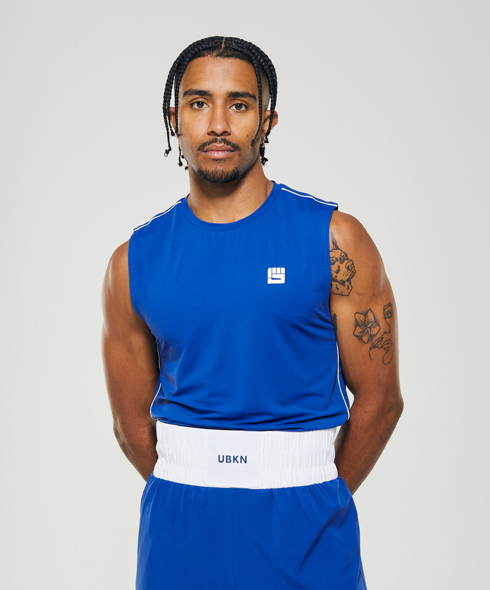 LEGACY Men's Boxing Tank in Competition Blue – UNBROKEN