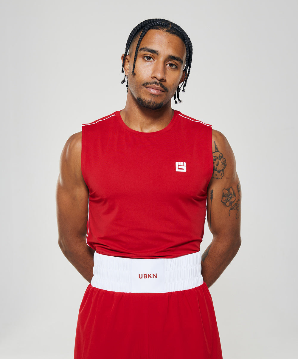 LEGACY Men's Boxing Tank in Competition Red