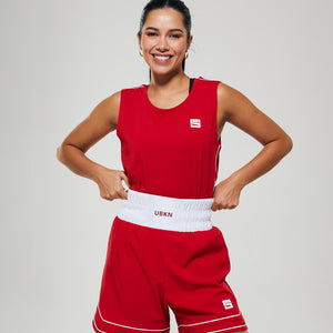 LEGACY Women's Boxing Tank in Competition Red