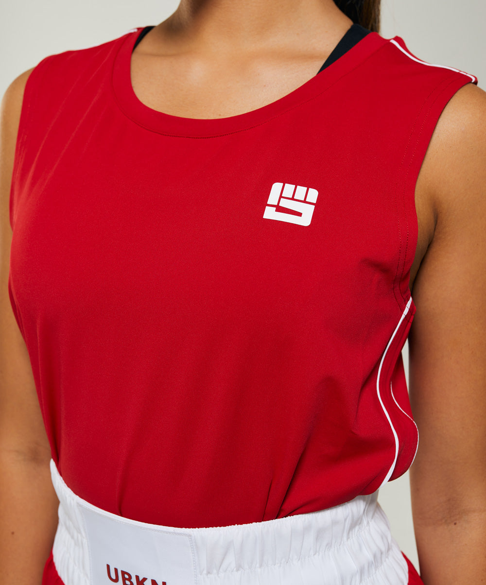 LEGACY Women's Boxing Tank in Competition Red