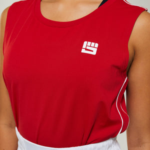 LEGACY Women's Boxing Tank in Competition Red