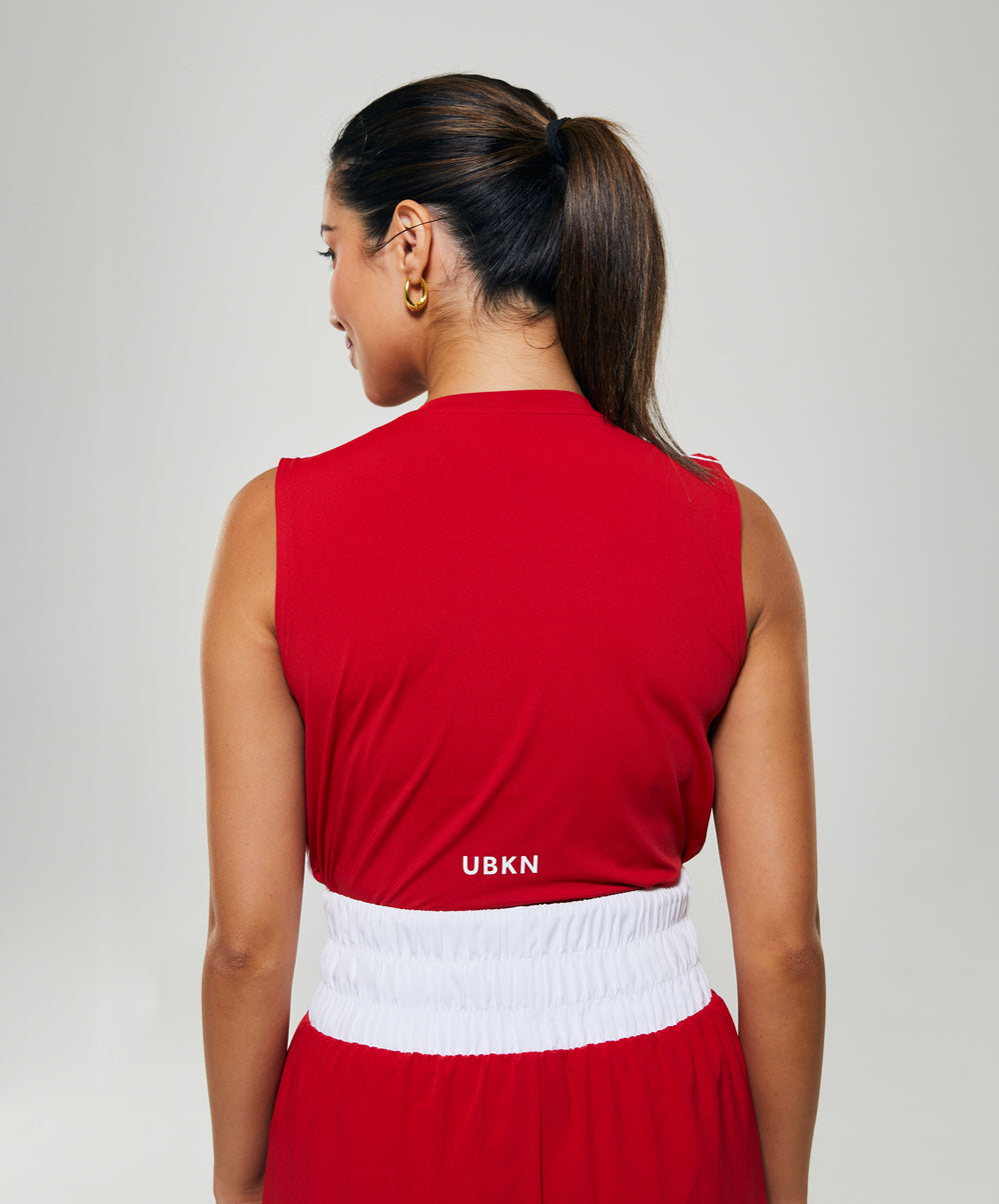 LEGACY Women's Boxing Tank in Competition Red