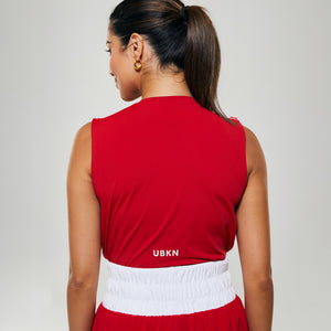 LEGACY Women's Boxing Tank in Competition Red