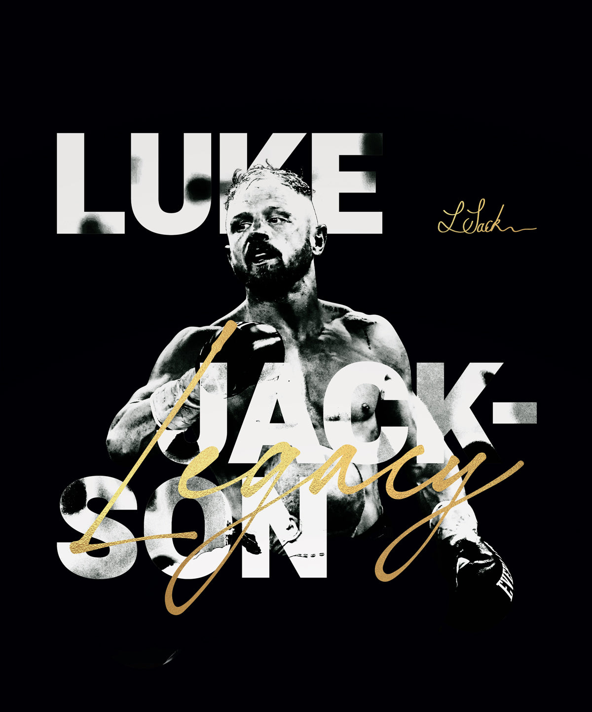 PRE ORDER – LUKE JACKSON LEGACY Classic Tee in Black