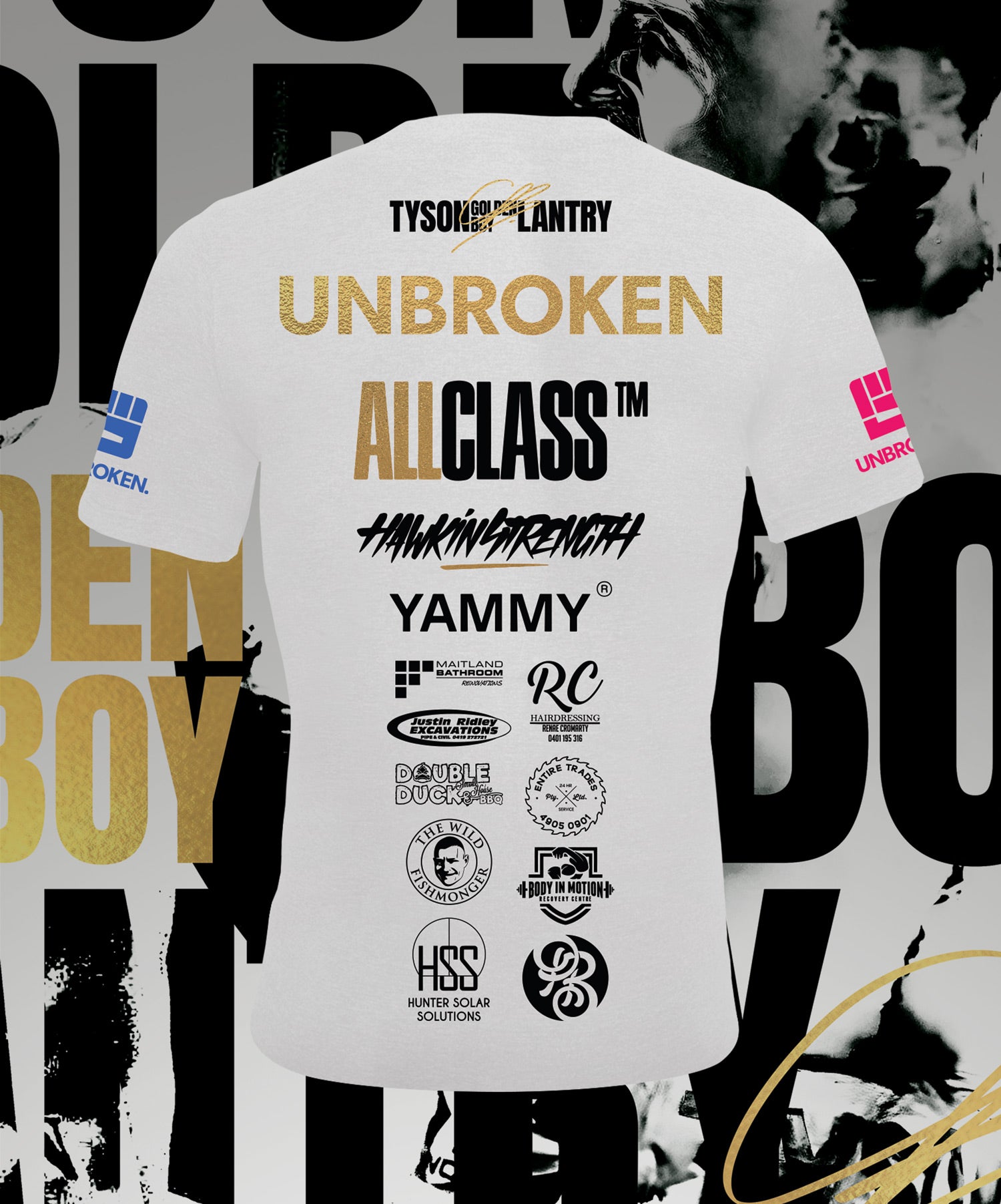 TYSON LANTRY Performance Tee in White