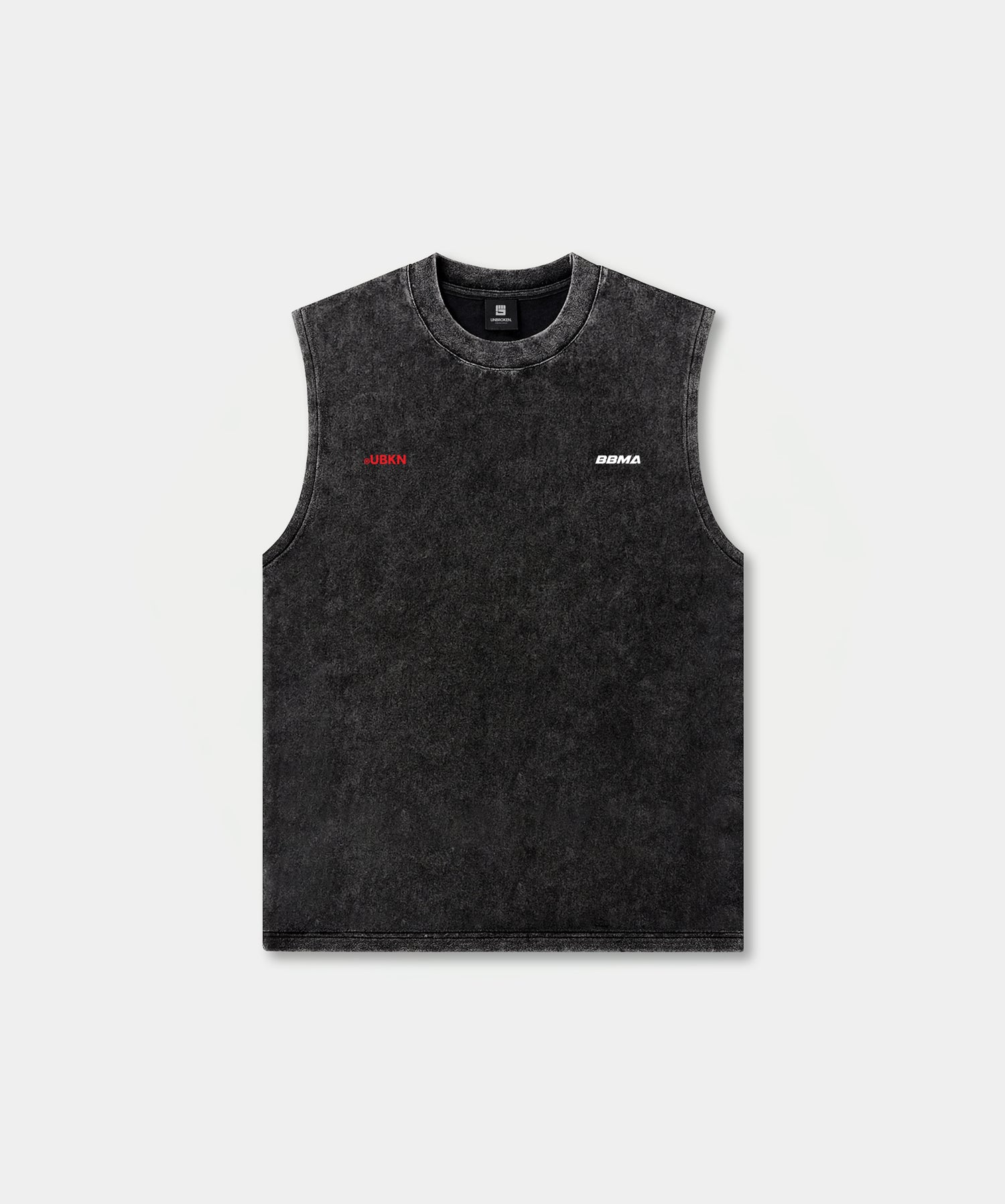 UBKN x BBMA Heavy Oversized Tank in Black Wash