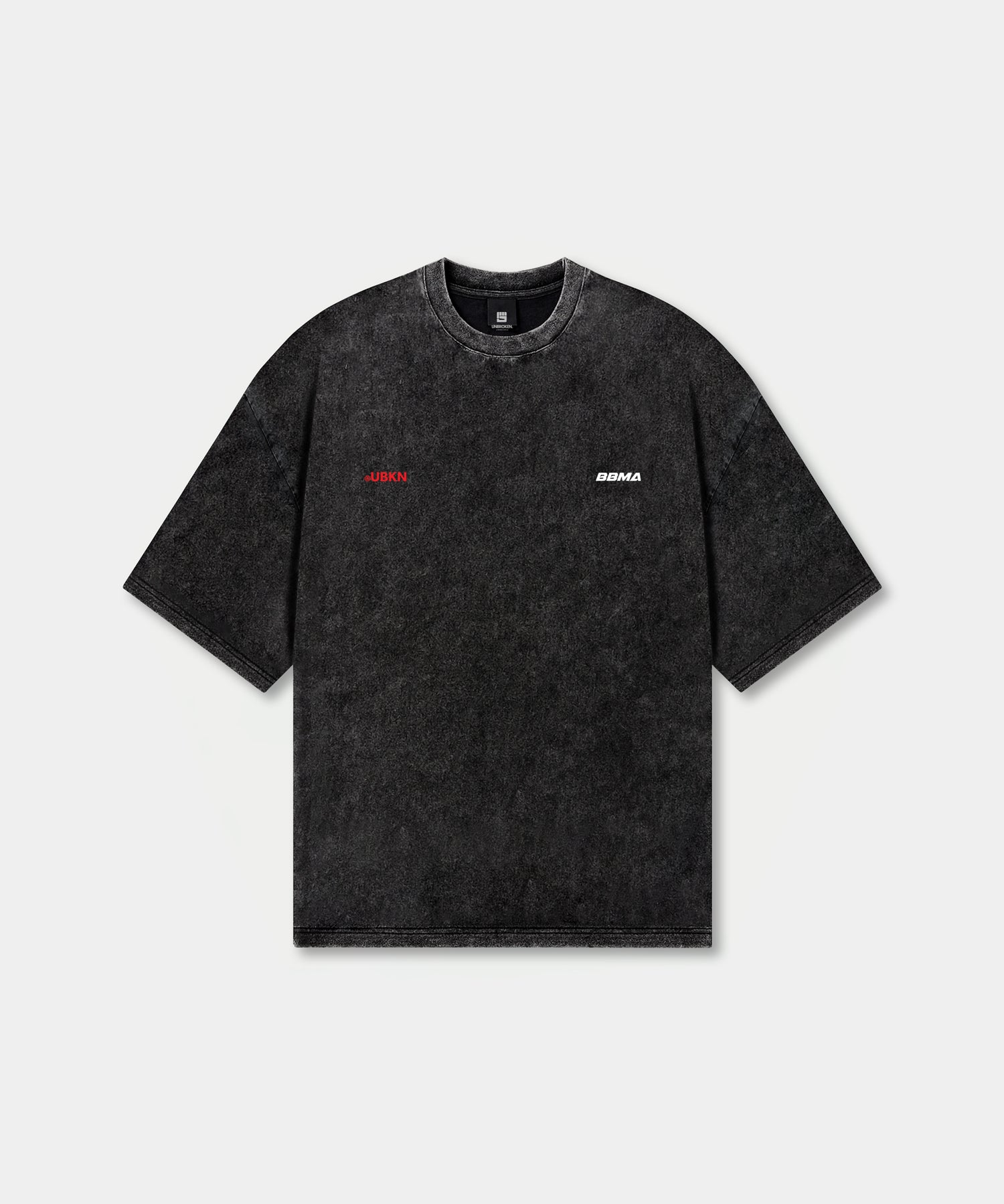 UBKN x BBMA Lightweight Oversized Training Tee in Black Wash