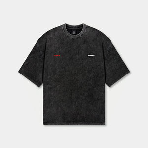 UBKN x BBMA Lightweight Oversized Training Tee in Black Wash