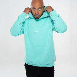 UBKN Pullover Hoodie in Aqua