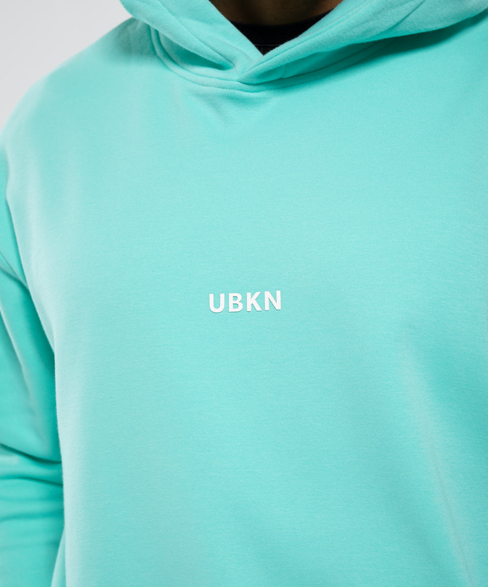 UBKN Pullover Hoodie in Aqua