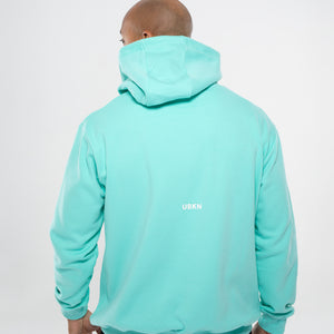 UBKN Pullover Hoodie in Aqua