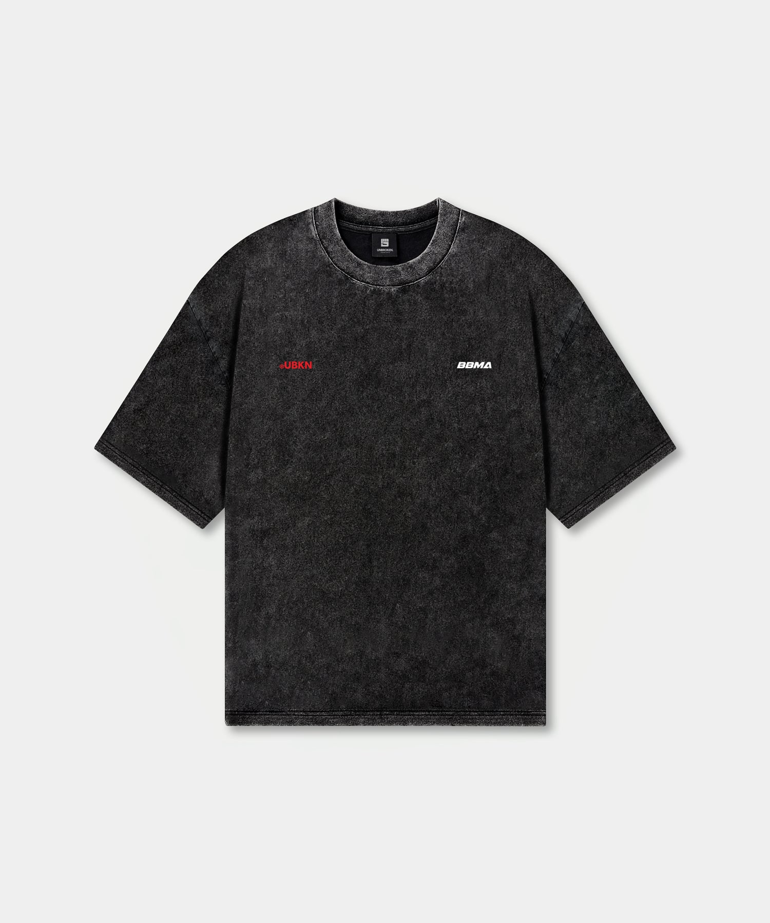UBKN x BBMA Heavy Oversized Tee in Black Wash