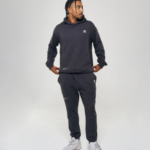 UNBROKEN BOXING Pullover Hoodie in Charcoal