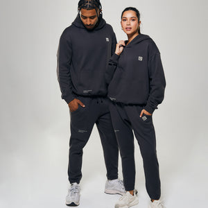 UNBROKEN BOXING Pullover Hoodie in Charcoal