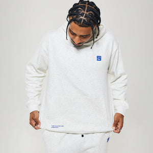 UNBROKEN BOXING Pullover Hoodie in Heather White