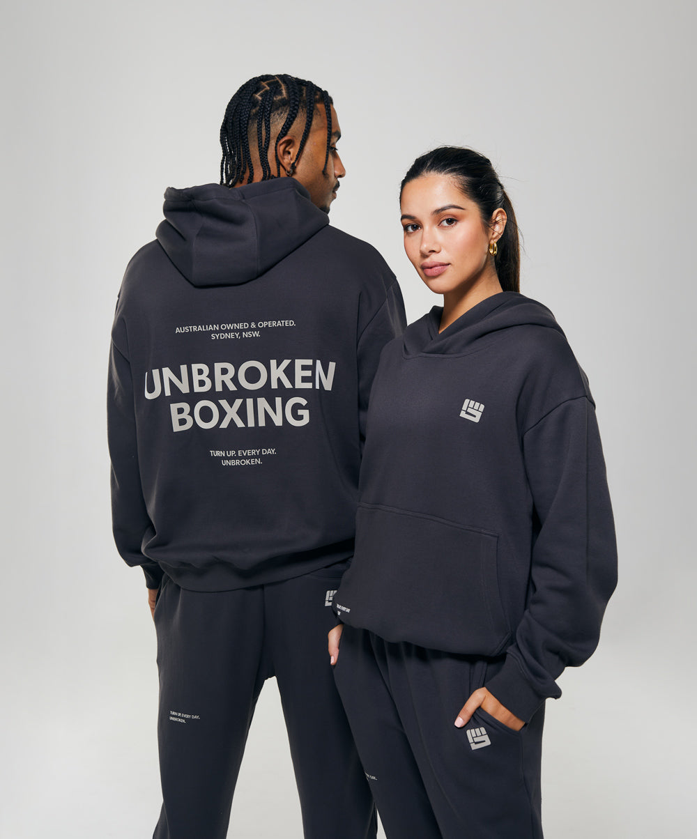 UNBROKEN BOXING Sweatpant in Charcoal