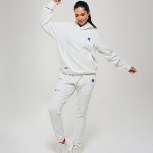 UNBROKEN BOXING Sweatpant in Heather White