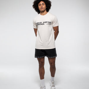EVERY DAY Performance Tee in Stone