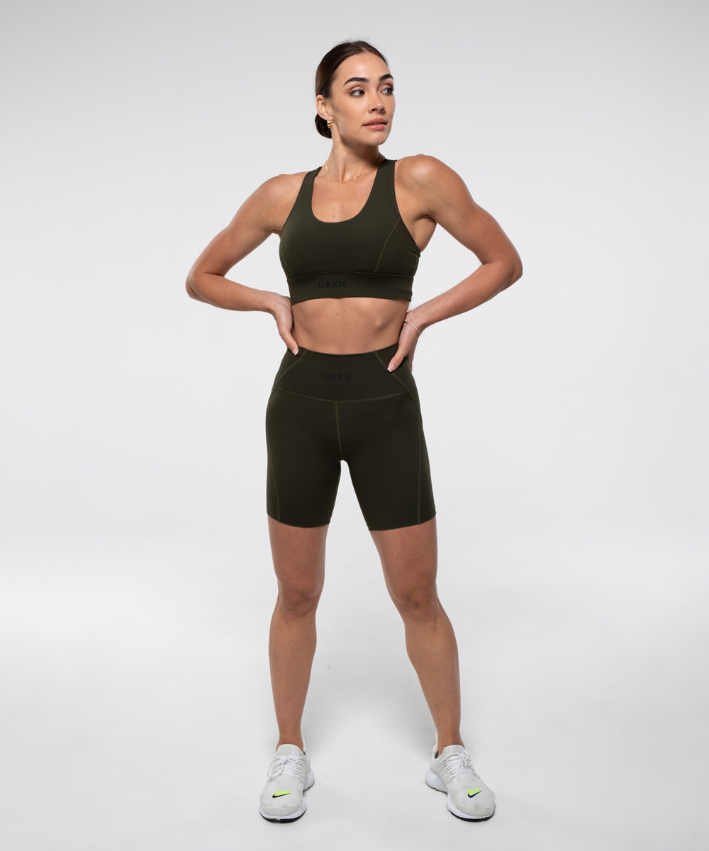 FIERCE 7" Bike Short in Olive