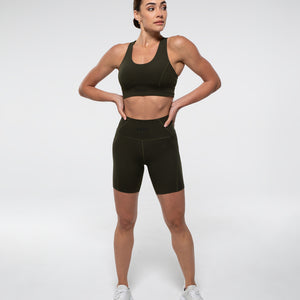 FIERCE 7" Bike Short in Olive