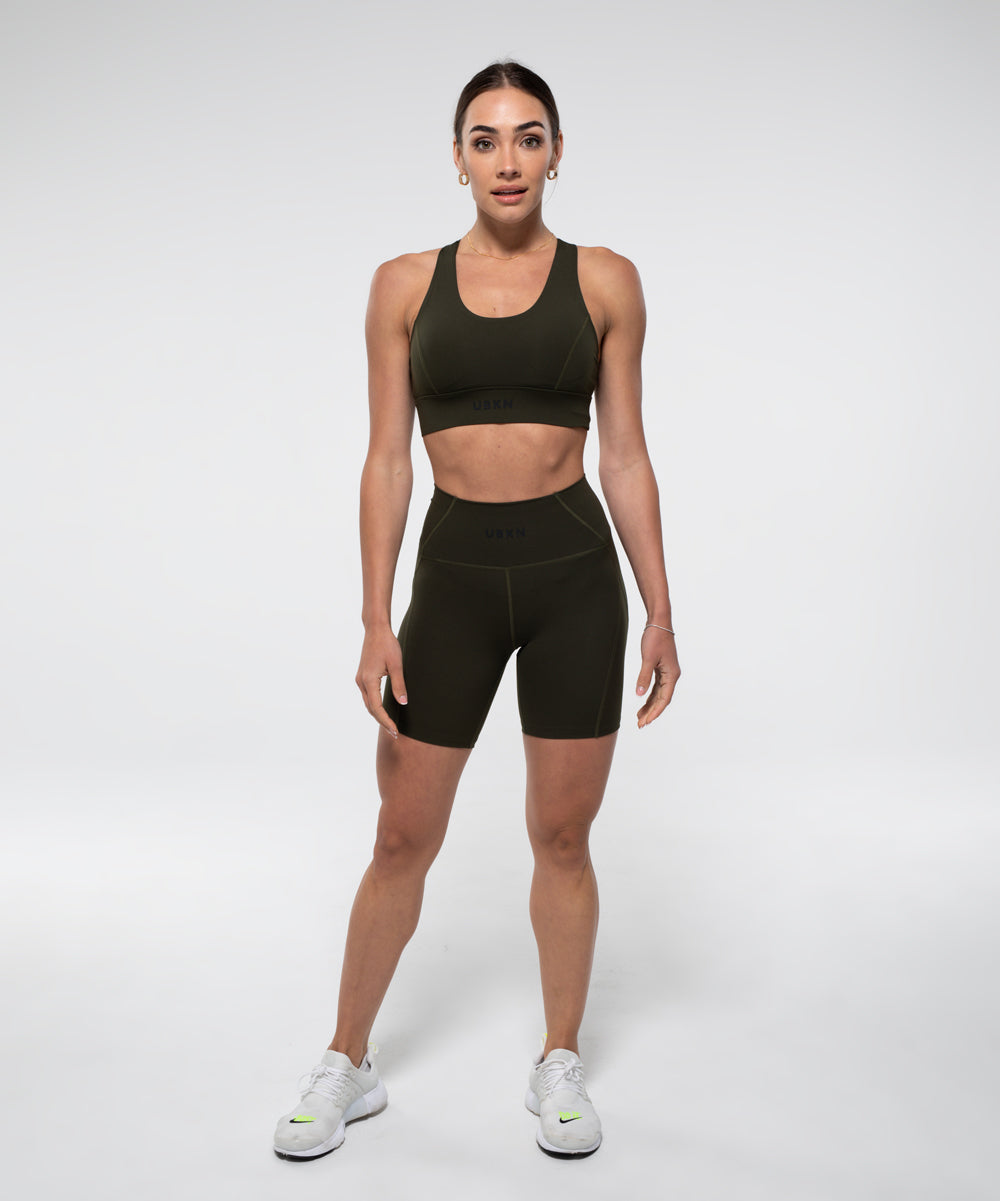 FIERCE 7" Bike Short in Olive