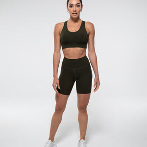 FIERCE 7" Bike Short in Olive