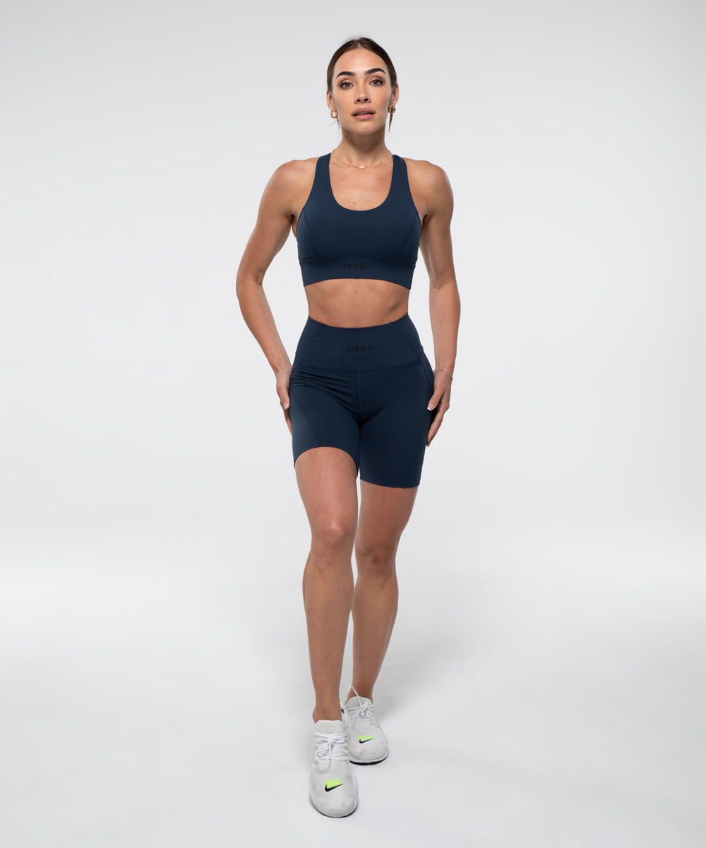 FIERCE 7" Bike Short in Steel Blue