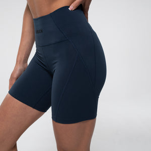 FIERCE 7" Bike Short in Steel Blue