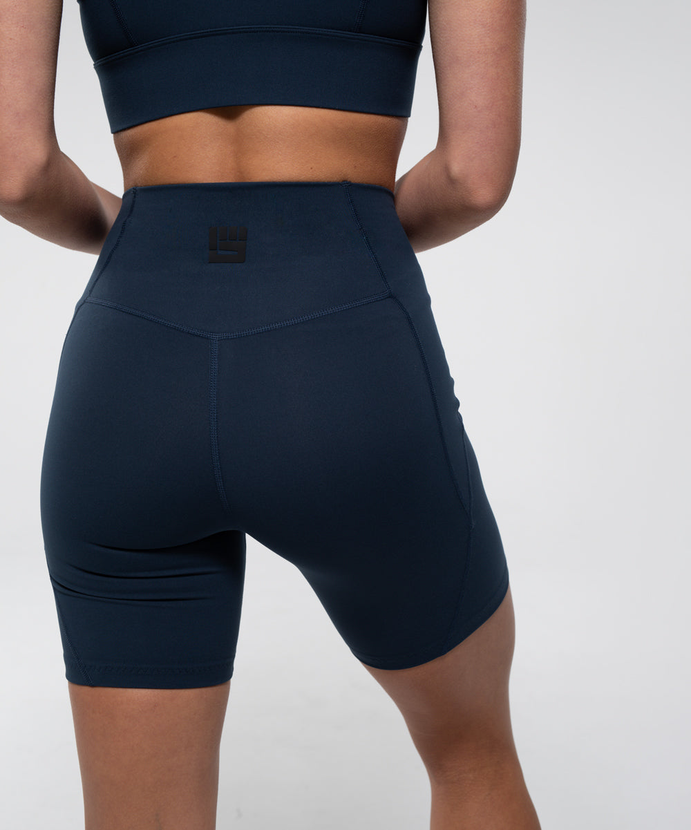 FIERCE 7" Bike Short in Steel Blue