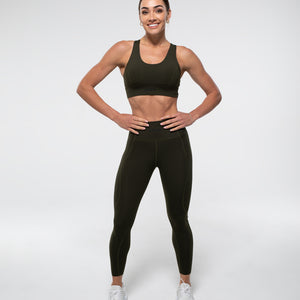 FIERCE Sports Bra in Olive