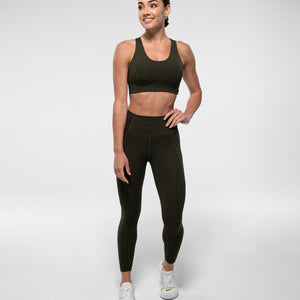 FIERCE Sports Bra in Olive